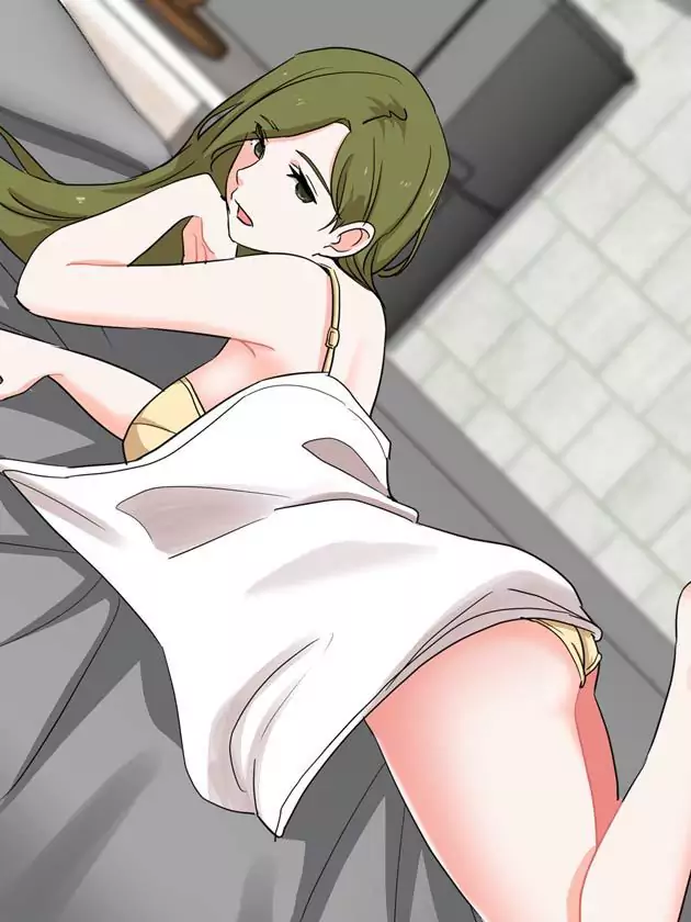 Naked girl under the roof